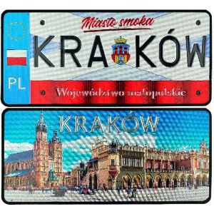 Magnes Pan Dragon Kraków, Tablica rejestracyjna Miasto smoka i Rynek